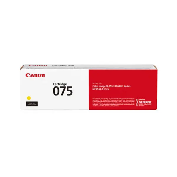 Canon CRG-075 6362C002 Sarı Orijinal Toner